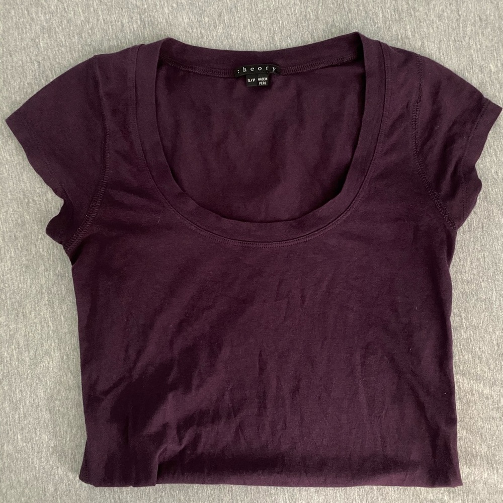Theory purple t-shirt